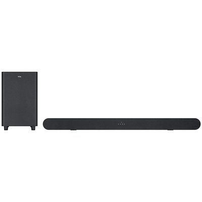 Tcl TCL 2.1 Channel Home Theater Sound Bar With Wireless Subwoofer TS6110 Black TS6110 Black